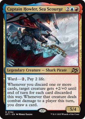 Captain Howler, Sea Scourge - Aetherdrift (DFT)