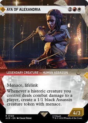 Aya of Alexandria (Showcase) - Universes Beyond: Assassin's Creed (ACR) Foil