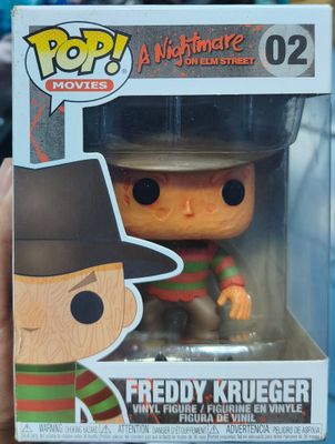 SJ1 Freddy Mercury Figura Funko Pop 02 Nightmare on Elm Street Caja Dañada