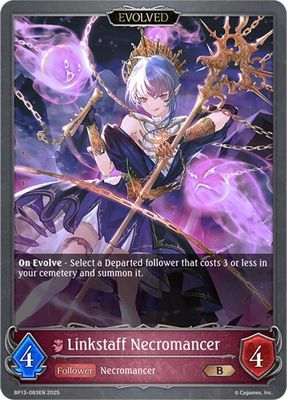 Linkstaff Necromancer (Evolved) - BP13: Dominion of Darkness (BP13) BP13: Dominion of Darkness