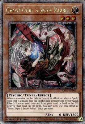 SJF Ghost Ogre &amp; Snow Rabbit (Alternate Art) (Quarter Century Secret Rare) - 25th Anniversary Rarity Collection II (RA02)