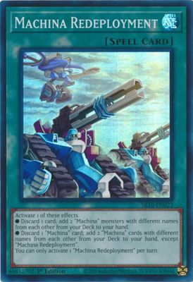 Machina Redeployment - Structure Deck: Mechanized Madness (SR10) Super Rare