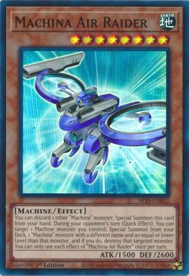Machina Air Raider - Structure Deck: Mechanized Madness (SR10) Super Rare