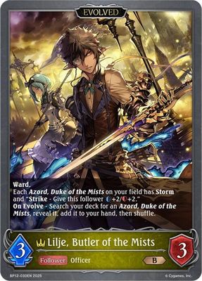 Lilje, Butler of the Mists (Evolved) - BP12: Worldreaver’s Descent (BP12) BP12: Worldreaver’s Descent