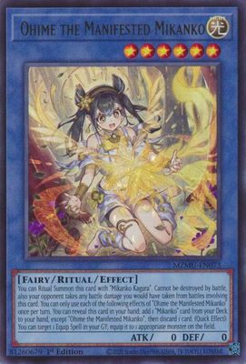 SJF Ohime the Manifested Mikanko - Maze of Muertos Ultra Rare