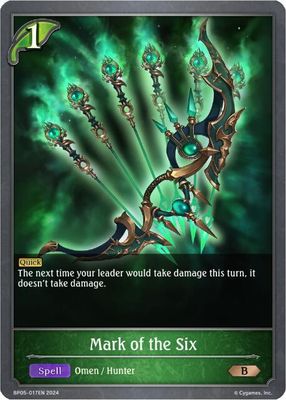 Mark of the Six - BP05: Omens Eternal (BP05) BP05: Omens Eternal
