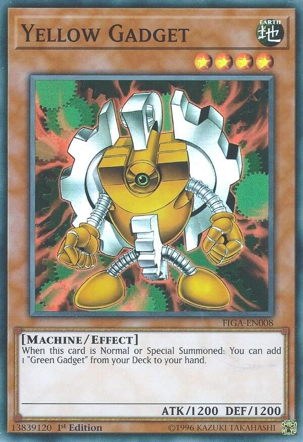 Yellow Gadget - Fists of the Gadgets (FIGA) Super Rare