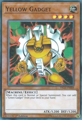 Yellow Gadget - Fists of the Gadgets (FIGA) Super Rare