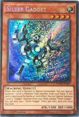 Silver Gadget - The Dark Side of Dimensions Movie Pack: Secret Edition (MVP1-ENS) Secret Rare
