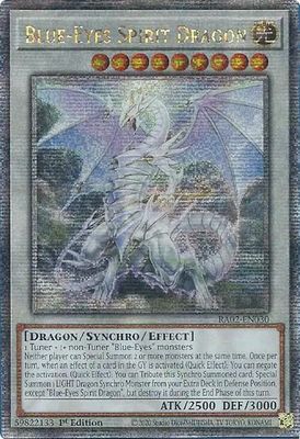 SJF Blue-Eyes Spirit Dragon (Quarter Century Secret Rare) - 25th Anniversary Rarity Collection II (RA02)