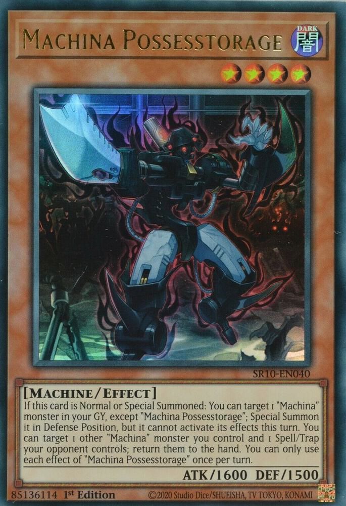 Machina Possesstorage - Structure Deck: Mechanized Madness (SR10) Ultra Rare