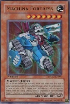 SJF Machina Fortress - SDMM-EN001 - Ultra Rare 1st Edition Structure Deck: Machina Mayhem 1st Edition Singles