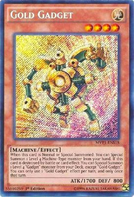 Gold Gadget - The Dark Side of Dimensions Movie Pack: Secret Edition (MVP1-ENS) Secret Rare