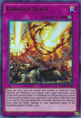 SJF Barrage Blast - Legendary Duelists: Sisters of the Rose (LED4) Ultra Rare