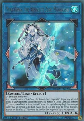 SJF Yuki-Onna, the Absolute Zero Mayakashi - Duel Overload (DUOV) Ultra Rare
