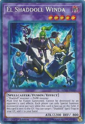 El Shaddoll Winda - Shadows in Valhalla (SHVA) Secret Rare