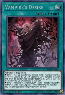 Vampire's Desire - Dark Saviors (DASA) Secret Rare