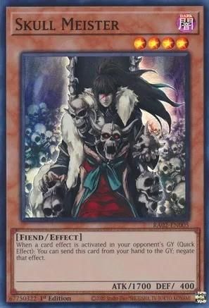 Skull Meister - RA02-EN005 - Super Rare 1st Edition Rarity Collection II Singles