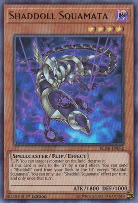 SJF Shaddoll Squamata - Battles of Legend: Hero's Revenge (BLHR) Ultra Rare