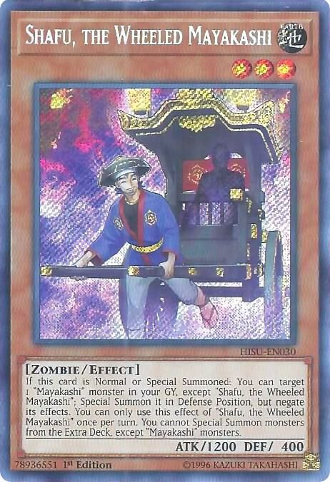 Shafu, the Wheeled Mayakashi - Hidden Summoners (HISU) Secret Rare