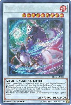 SJF Yoko, the Graceful Mayakashi - Hidden Summoners (HISU) Secret Rare