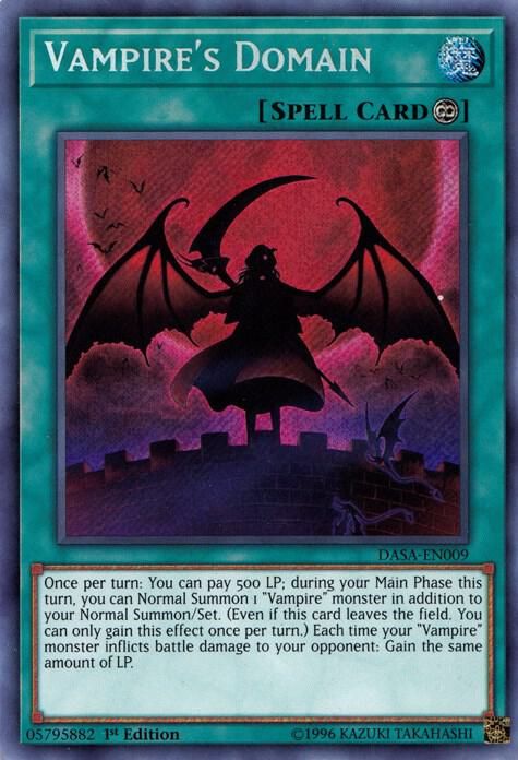 Vampire's Domain - Dark Saviors (DASA) Secret Rare