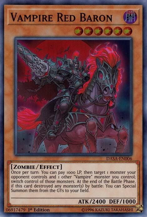 Vampire Red Baron - Dark Saviors (DASA) Super Rare