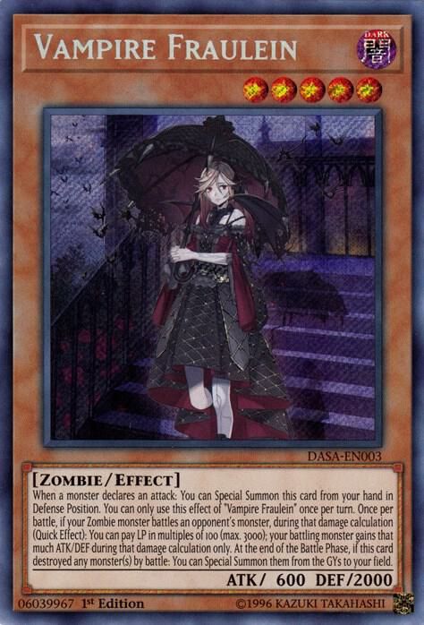 Vampire Fraulein - Dark Saviors (DASA) Secret Rare