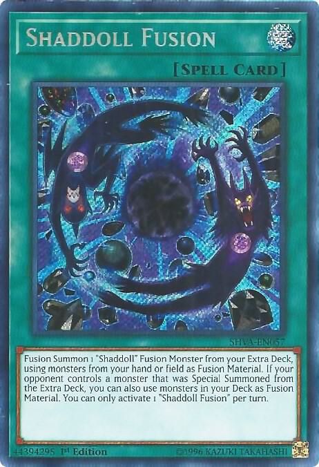 SJF Shaddoll Fusion - Shadows in Valhalla (SHVA) Secret Rare