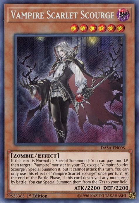 Vampire Scarlet Scourge - Dark Saviors (DASA) Secret Rare