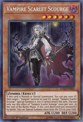 Vampire Scarlet Scourge - Dark Saviors (DASA) Secret Rare