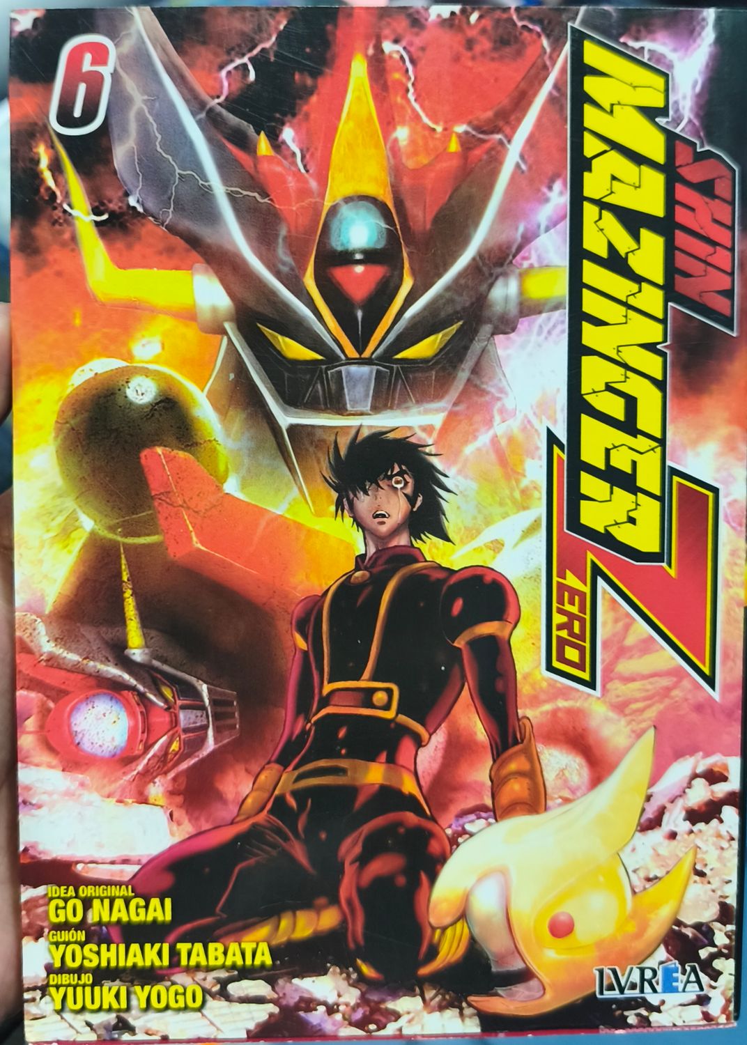 SJ6 Shin Mazinger Zero Manga Volumen 6 Español Ivrea