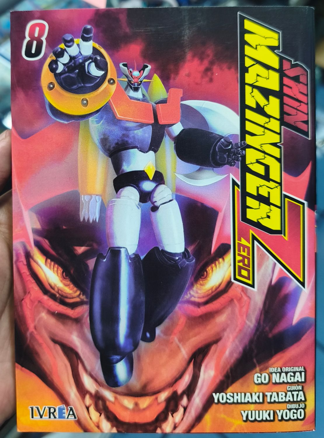 SJ6 Shin Mazinger Zero Manga Volumen 8 Español Ivrea