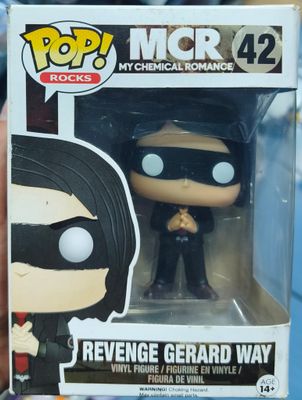 SJ1 Revenge Gerard Way Figura Funko Pop 42 My Chemical Romance Figura Caja Dañada