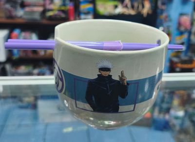 SJ1 Satoru Gojo Recipiente Para Ramen y Palillos Culturefly Jujutsu Kaisen