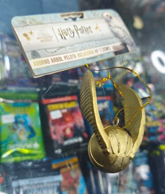 SJ6 Adorno para Árbol de Navidad Harry Potter Snith Dorada