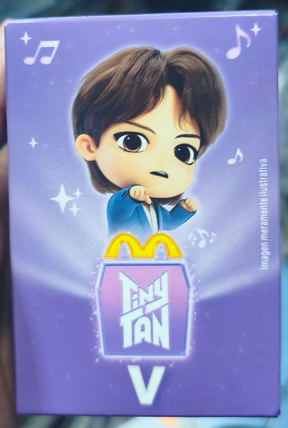 SJ1 BTS Tiny Tan V Macdonalds K Pop