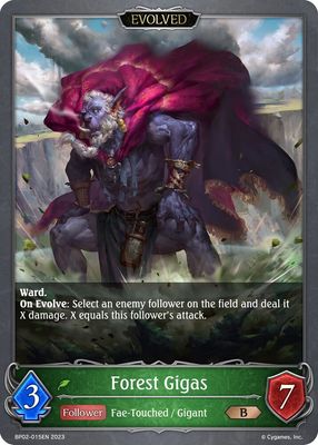 Forest Gigas (Evolved) - BP02: Reign of Bahamut (BP02) BP02: Reign of Bahamut