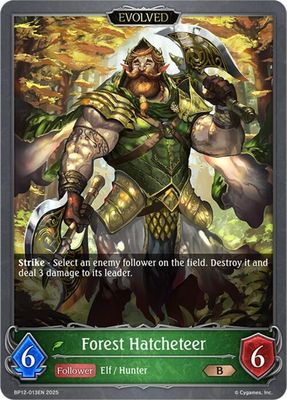 Forest Hatcheteer (Evolved) - BP12: Worldreaver’s Descent (BP12) BP12: Worldreaver’s Descent