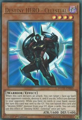 Destiny HERO - Celestial - Duel Overload (DUOV) Ultra Rare