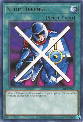 Stop Defense - Legend of Blue Eyes White Dragon (25th Anniversary Edition) (LOB-EN) Rare
