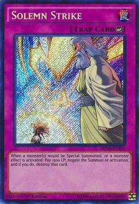 Solemn Strike - 2016 Mega-Tins Mega Pack (MP16) Secret Rare