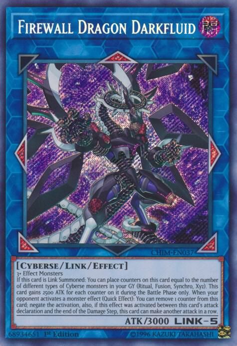 Firewall Dragon Darkfluid - Chaos Impact (CHIM) Secret Rare