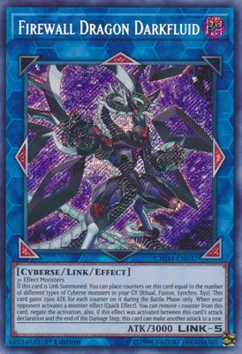 Firewall Dragon Darkfluid - Chaos Impact (CHIM) Secret Rare