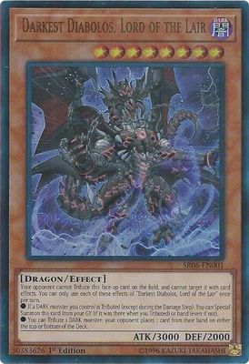 Darkest Diabolos, Lord of the Lair - Structure Deck: Lair of Darkness (SR06) Ultra Rare