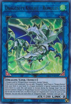 Dragunity Knight - Romulus - Rising Rampage (RIRA) Ultra Rare