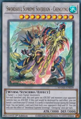Swordsoul Supreme Sovereign - Chengying - Magnificent Mavens (MAMA) Ultra Rare *Espanol*