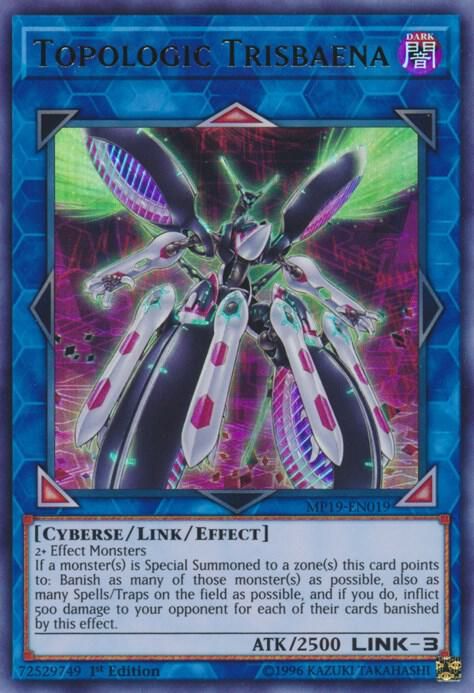 Topologic Trisbaena - 2019 Gold Sarcophagus Tin Mega Pack (MP19) Ultra Rare