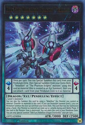Odd-Eyes Rebellion Dragon Overlord - Ghosts From the Past: The 2nd Haunting (GFP2) Ultra Rare