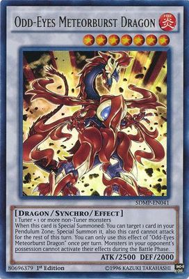 Odd-Eyes Meteorburst Dragon - SDMP-EN041 - Ultra Rare 1st Edition Structure Deck: Master of Pendulum Singles